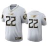 Derrick Henry Titans White 100th Season Golden Edition Jersey