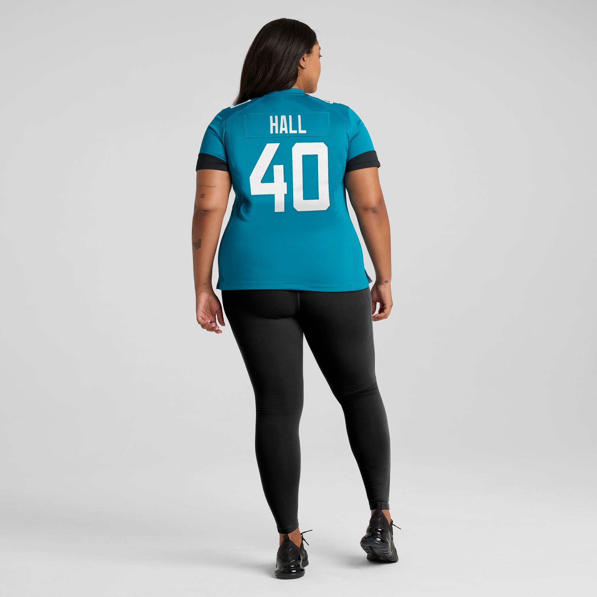 Tyler Hall Jacksonville Jaguars Nike Women’s Team Game Jersey – Teal - Image 3