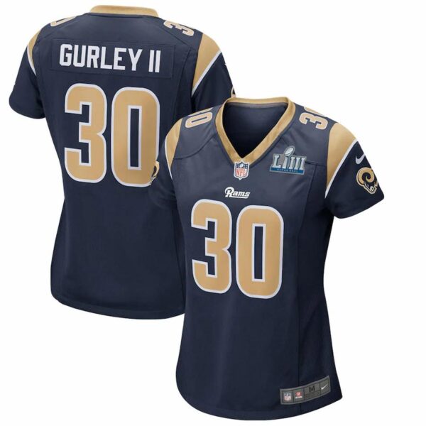 Todd Gurley II Los Angeles Rams Nike Women’s Super Bowl LIII Bound Game Jersey – Navy