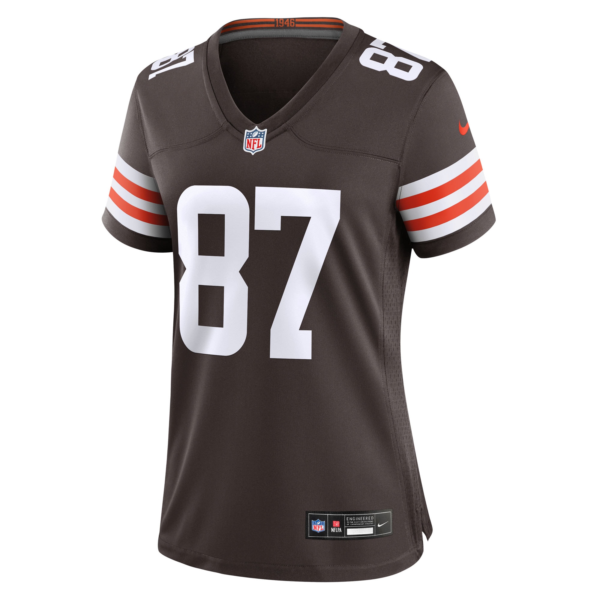 Kadarius Toney Cleveland Browns Nike Women’s Team Game Jersey – Brown - Image 2