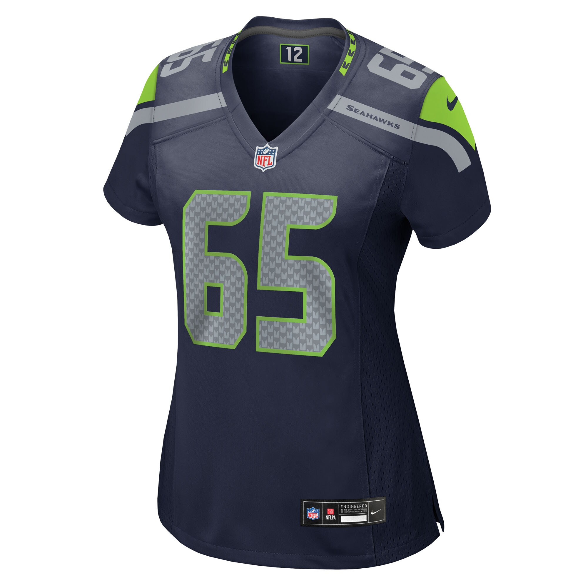 Michael Jerrell Seattle Seahawks Nike Women’s Team Game Jersey – College Navy - Image 2