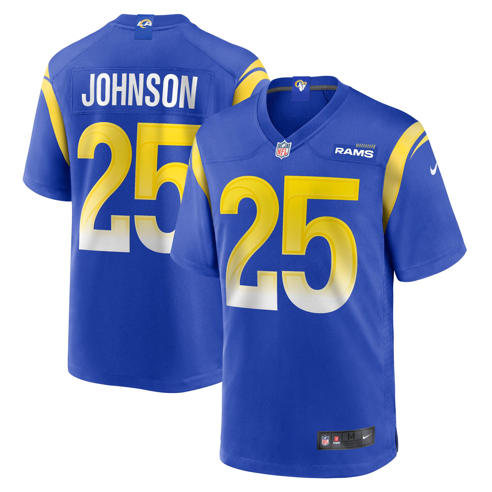 Quindell Johnson Los Angeles Rams Nike Team Game Jersey – Royal