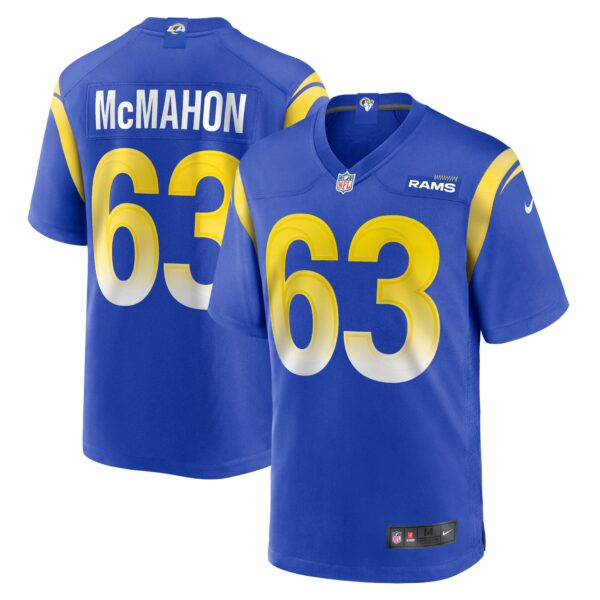 Dylan McMahon Los Angeles Rams Nike Team Game Jersey – Royal