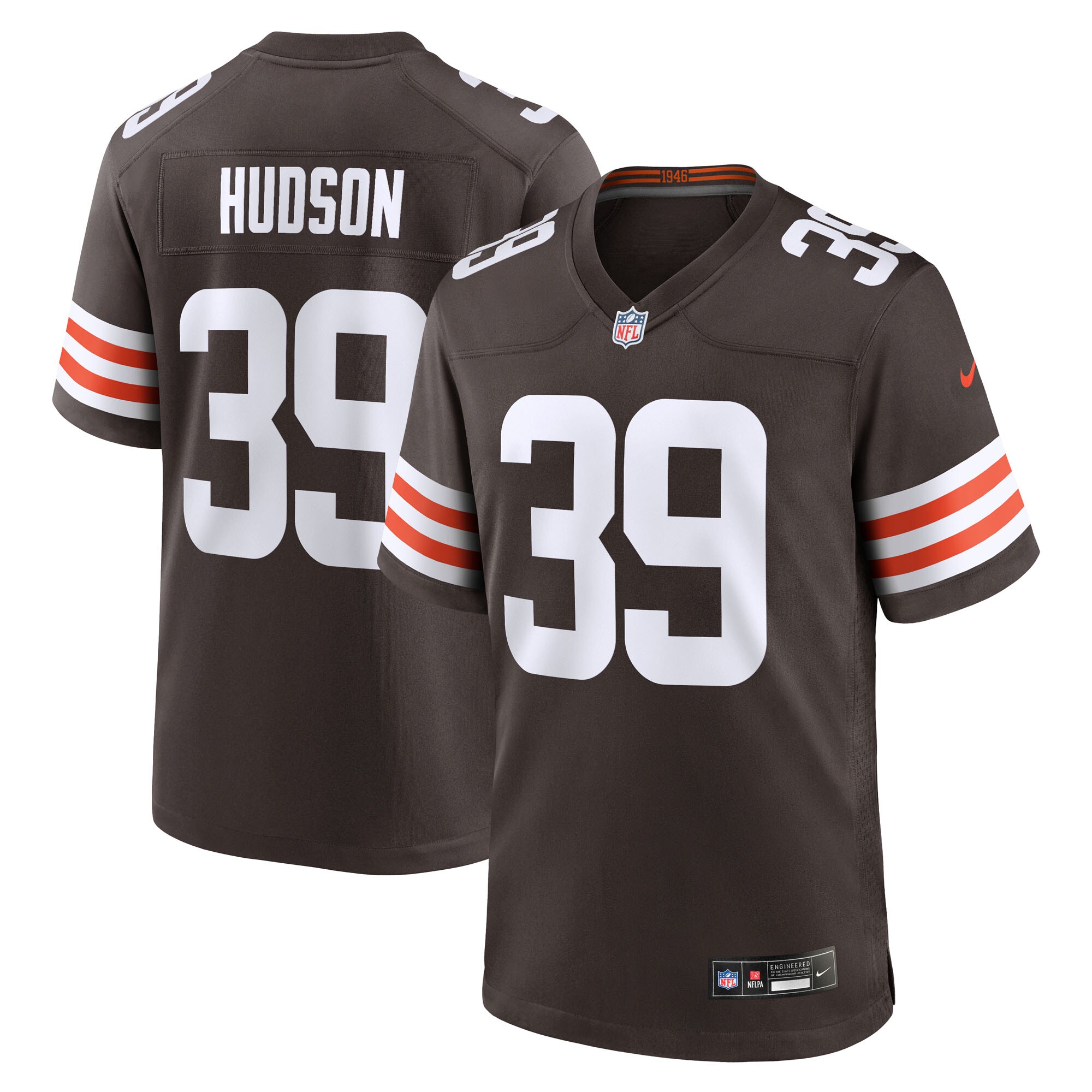 Khaleke Hudson Cleveland Browns Nike Team Game Jersey – Brown