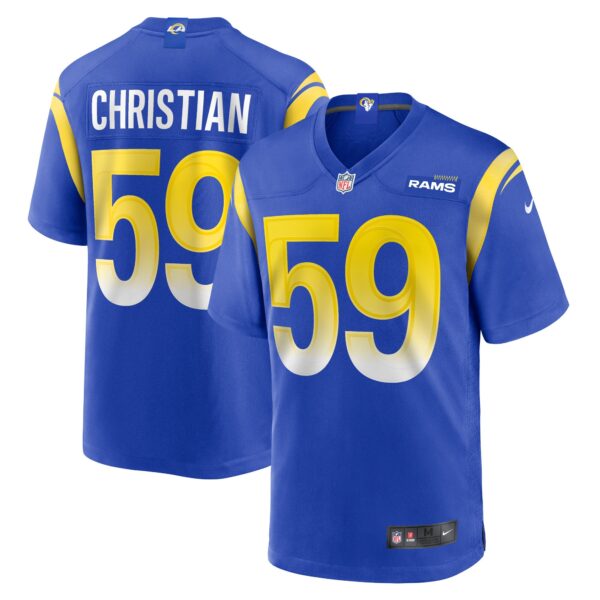 Geron Christian Los Angeles Rams Nike Team Game Jersey – Royal