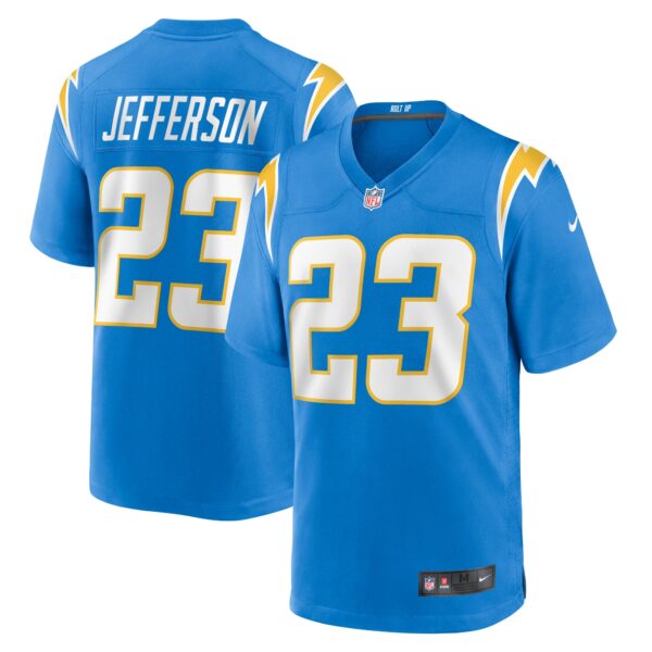 Tony Jefferson Los Angeles Chargers Nike Team Game Jersey – Powder Blue