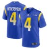 Ahkello Witherspoon Los Angeles Rams Nike Team Game Jersey – Royal