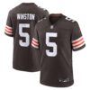 Jameis Winston Cleveland Browns Nike Team Game Jersey – Brown