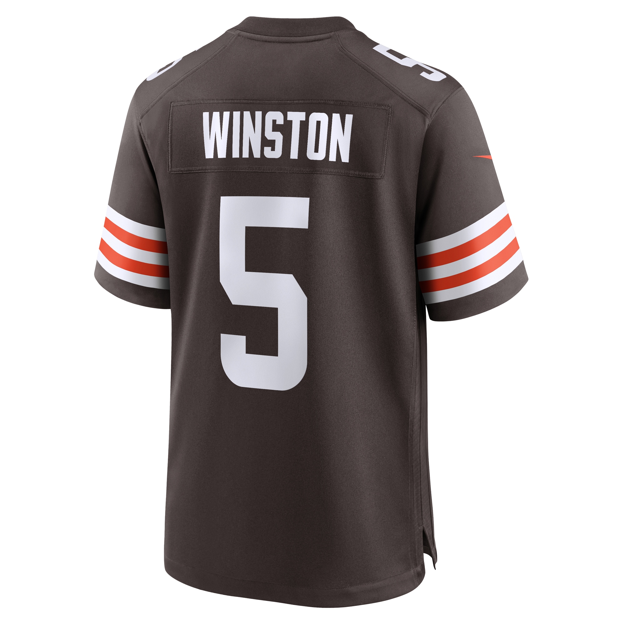 Jameis Winston Cleveland Browns Nike Team Game Jersey – Brown - Image 2