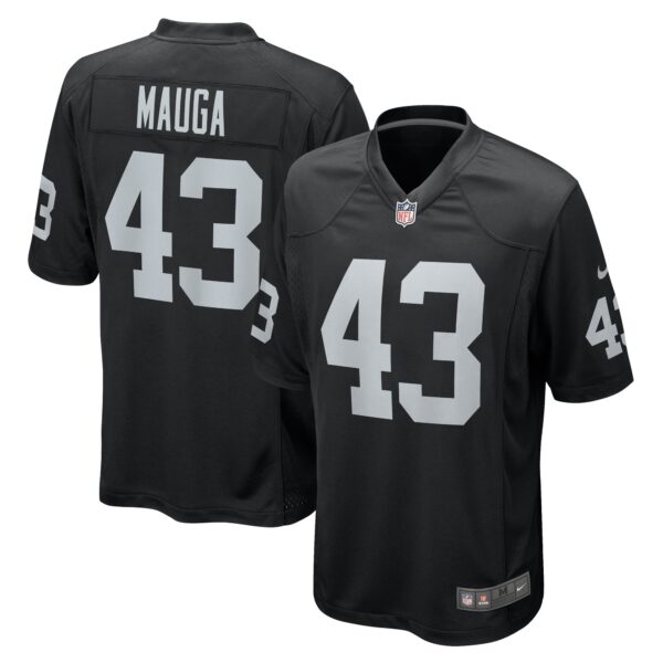 Kanai Mauga Las Vegas Raiders Nike Team Game Jersey – Black