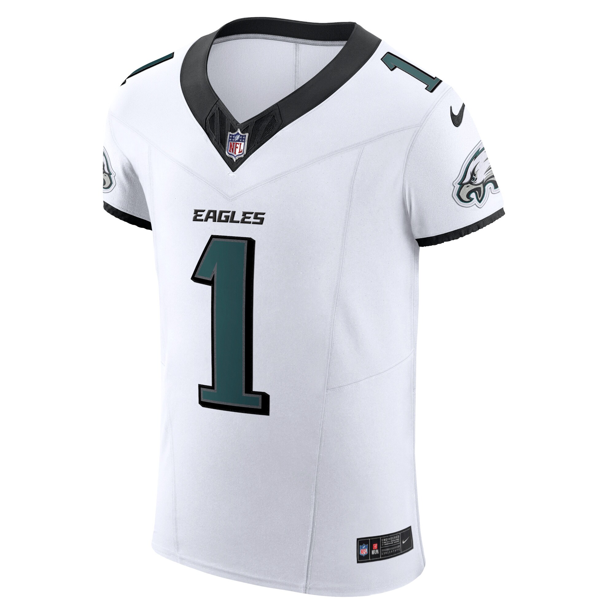 Jalen Hurts Philadelphia Eagles Nike Vapor F.U.S.E. Elite Jersey – White - Image 2