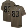 Darren Waller Las Vegas Raiders Nike Youth 2022 Salute To Service Player Limited Jersey – Olive