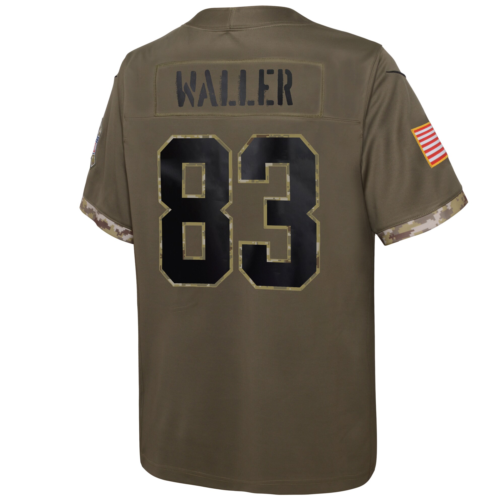 Darren Waller Las Vegas Raiders Nike Youth 2022 Salute To Service Player Limited Jersey – Olive - Image 2