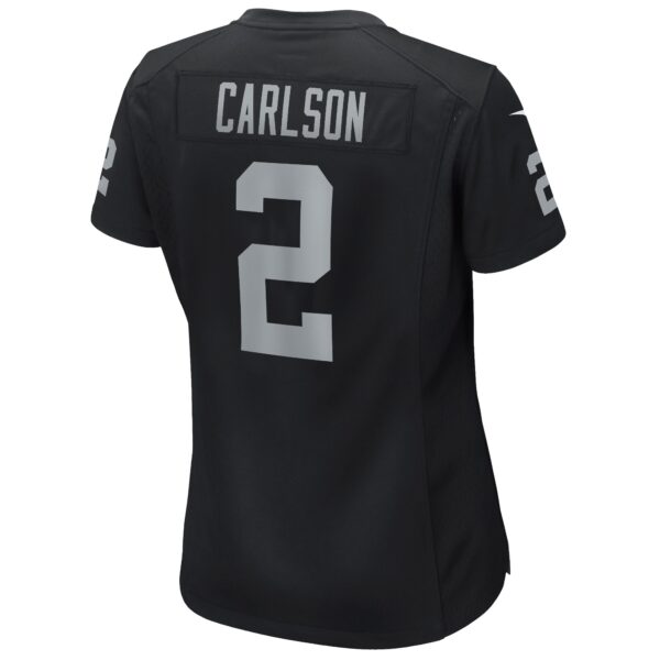 Daniel Carlson Las Vegas Raiders Nike Women’s Player Game Jersey – Black