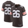 Myles Harden Cleveland Browns Nike Team Game Jersey – Brown