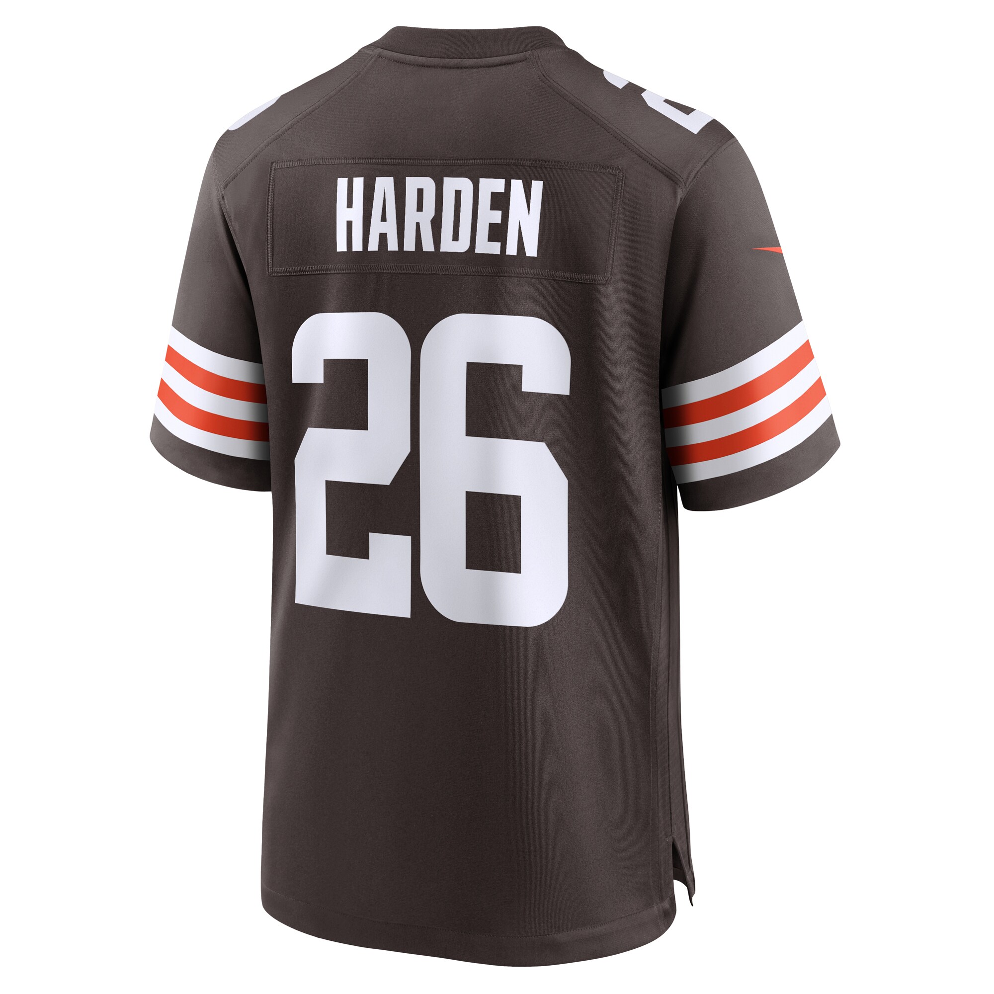 Myles Harden Cleveland Browns Nike Team Game Jersey – Brown - Image 2