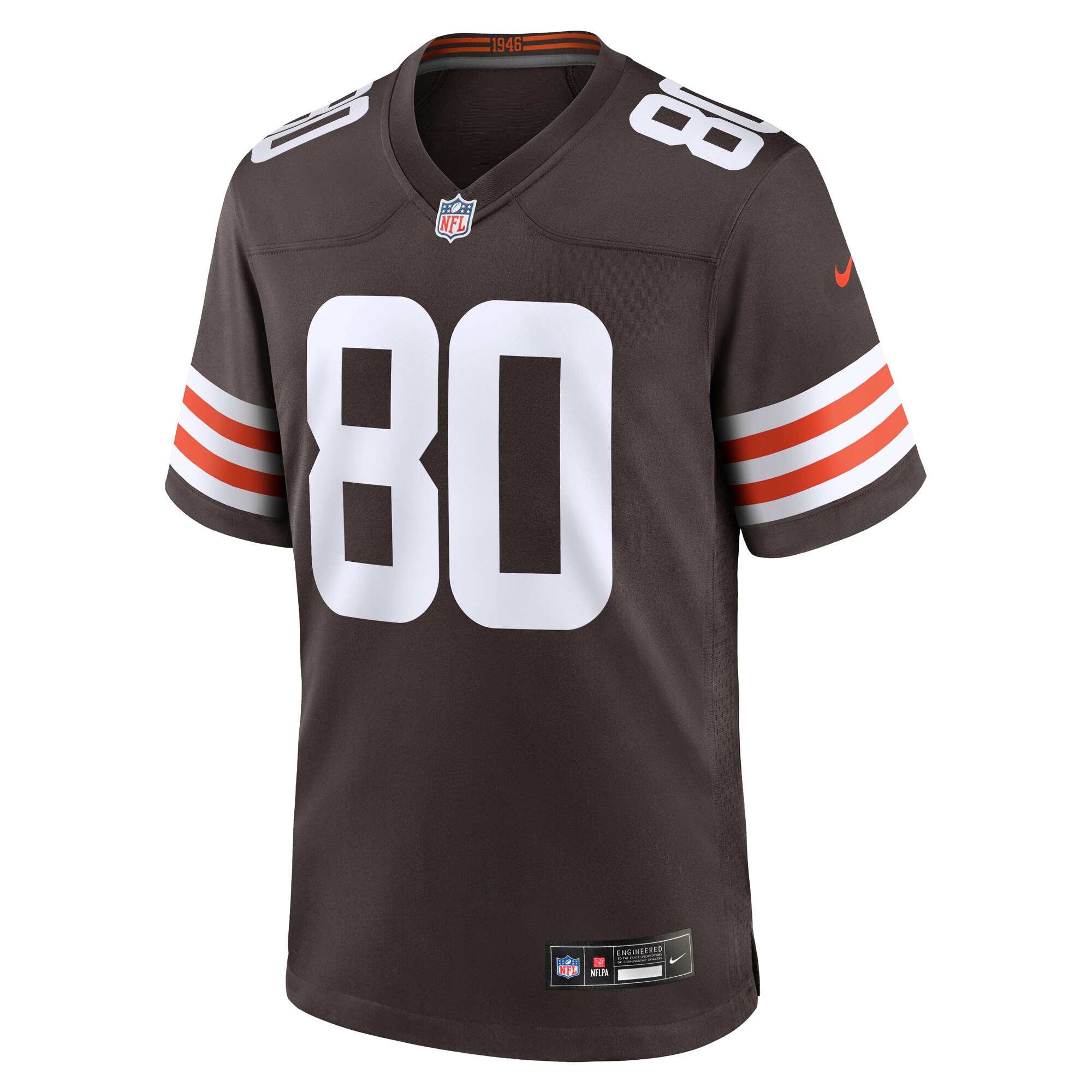 Jamari Thrash Cleveland Browns Nike Team Game Jersey – Brown - Image 2
