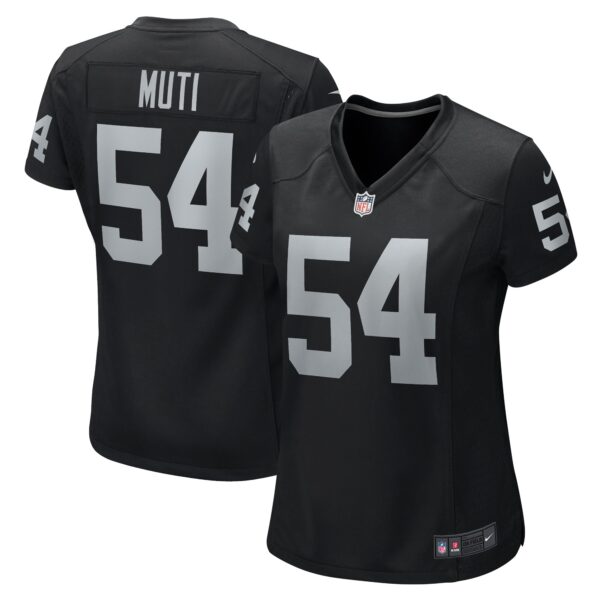 Netane Muti Las Vegas Raiders Nike Women’s Team Game Jersey – Black