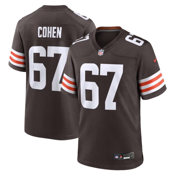 Javion Cohen Cleveland Browns Nike Team Game Jersey – Brown