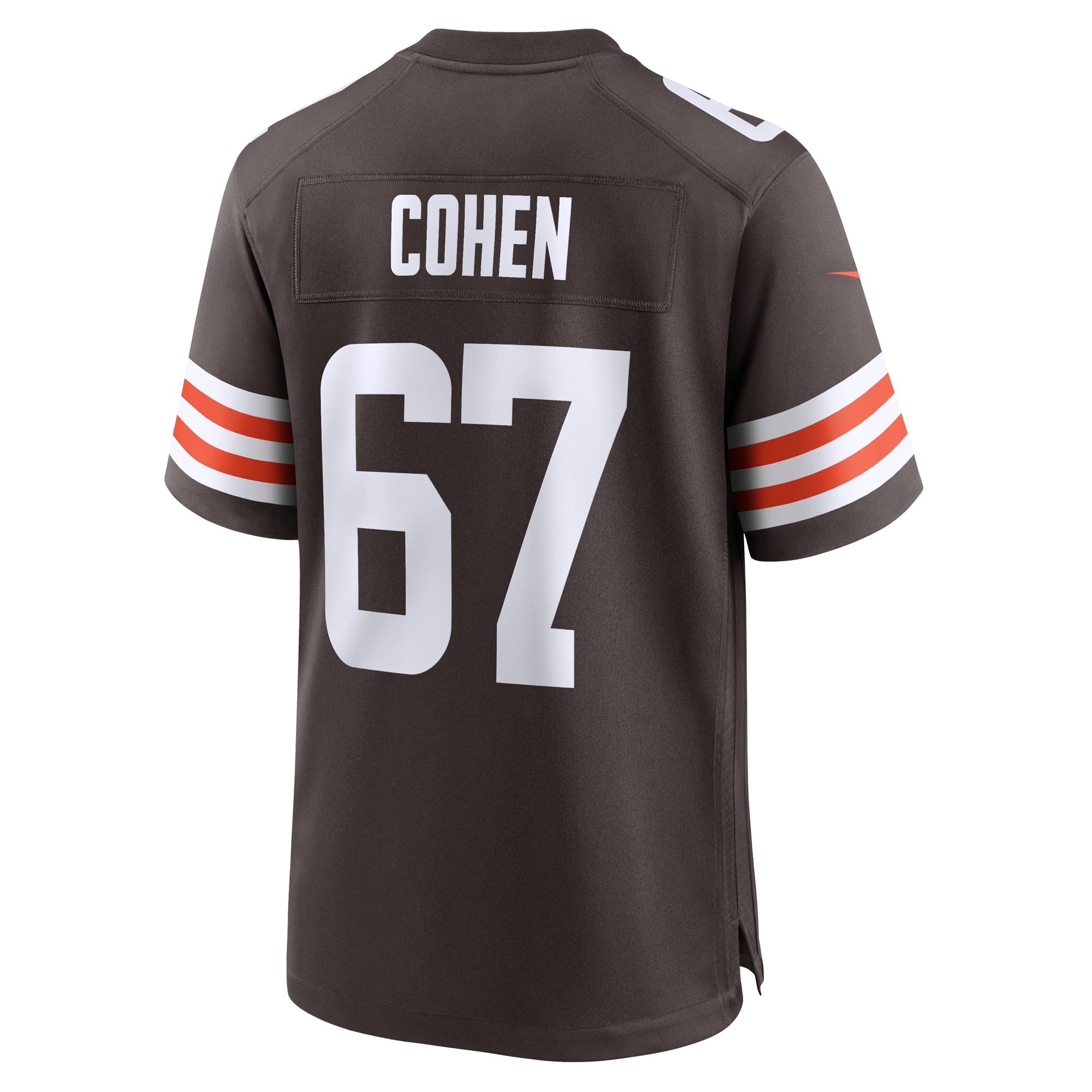 Javion Cohen Cleveland Browns Nike Team Game Jersey – Brown - Image 3
