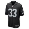 Roderic Teamer Las Vegas Raiders Nike Game Jersey – Black