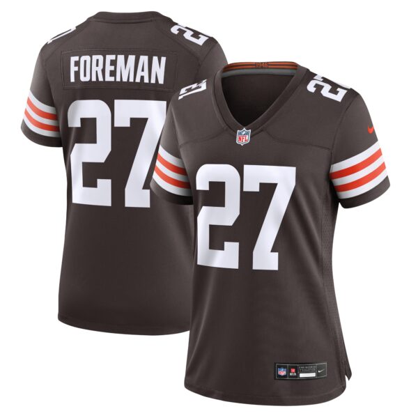 D’Onta Foreman Cleveland Browns Nike Women’s Game Jersey – Brown