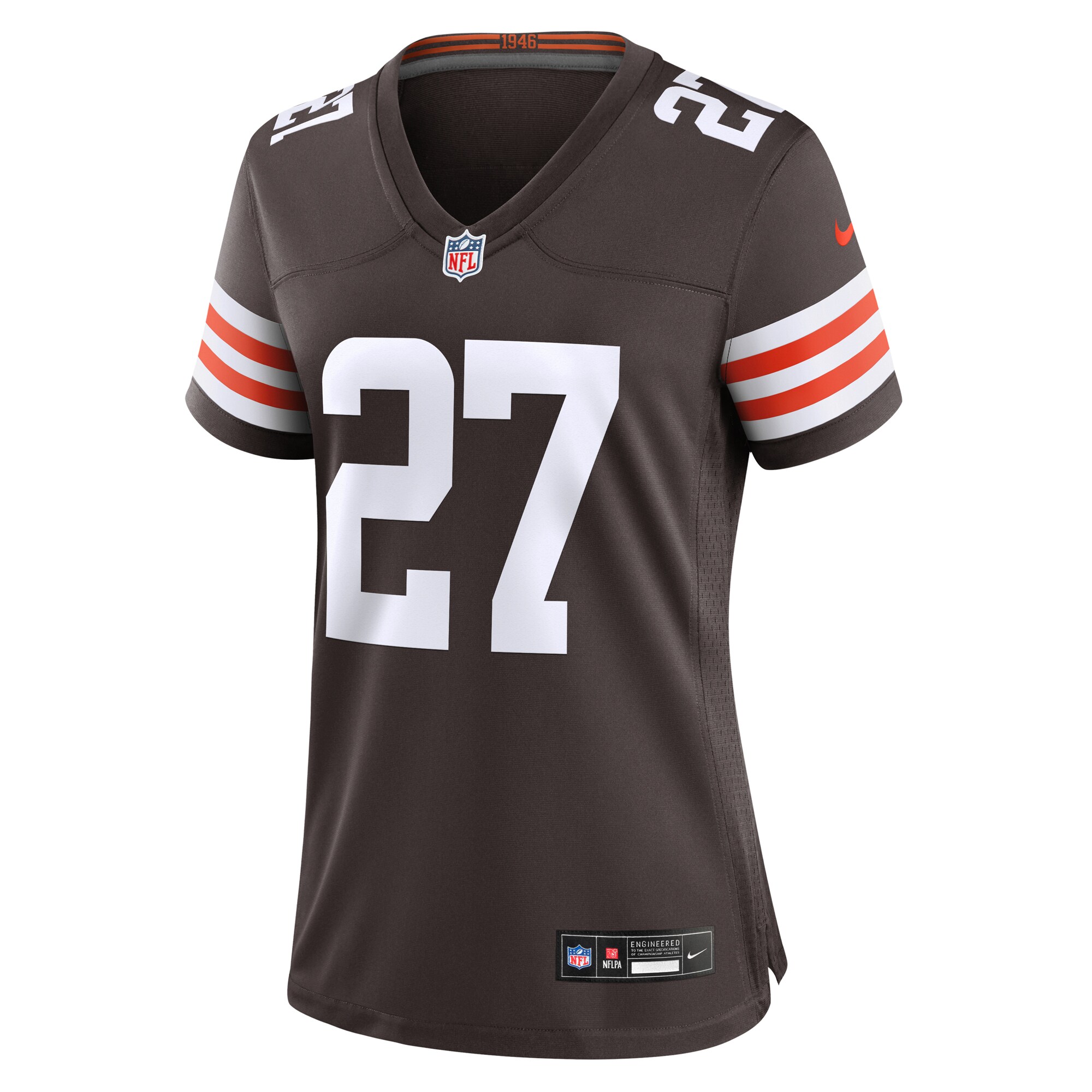 D’Onta Foreman Cleveland Browns Nike Women’s Game Jersey – Brown - Image 2