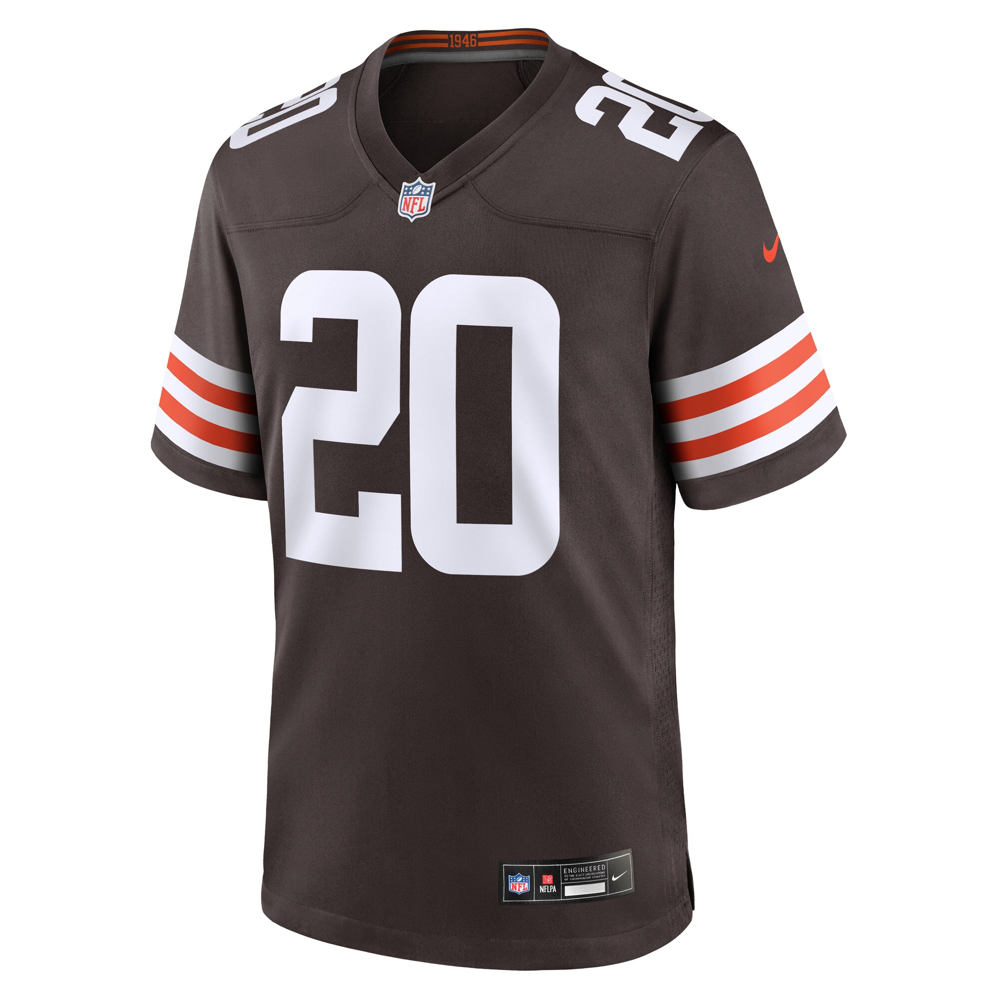 Pierre Strong Jr. Cleveland Browns Nike Team Game Jersey – Brown - Image 2