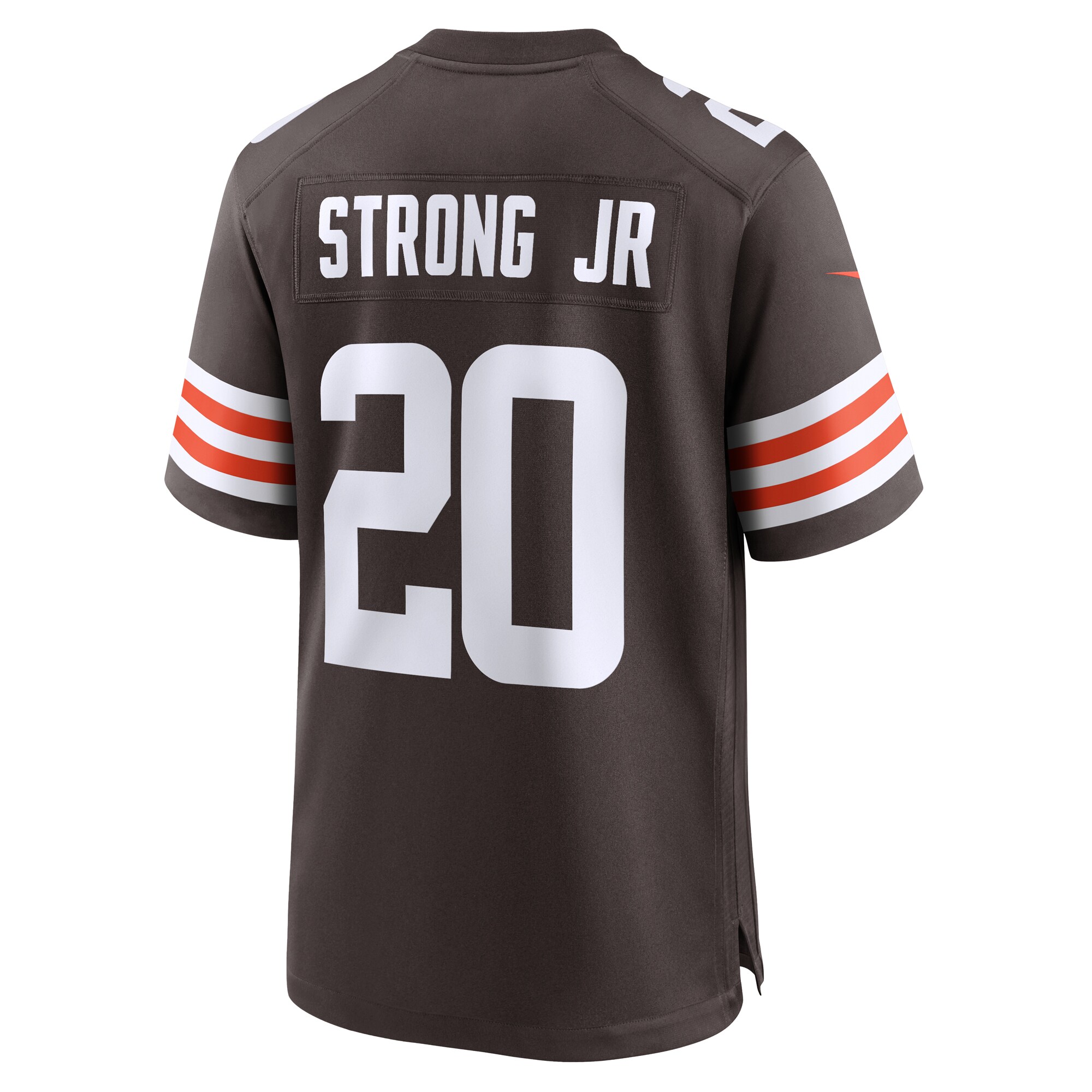 Pierre Strong Jr. Cleveland Browns Nike Team Game Jersey – Brown - Image 3