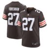 D’Onta Foreman Cleveland Browns Nike Team Game Jersey – Brown