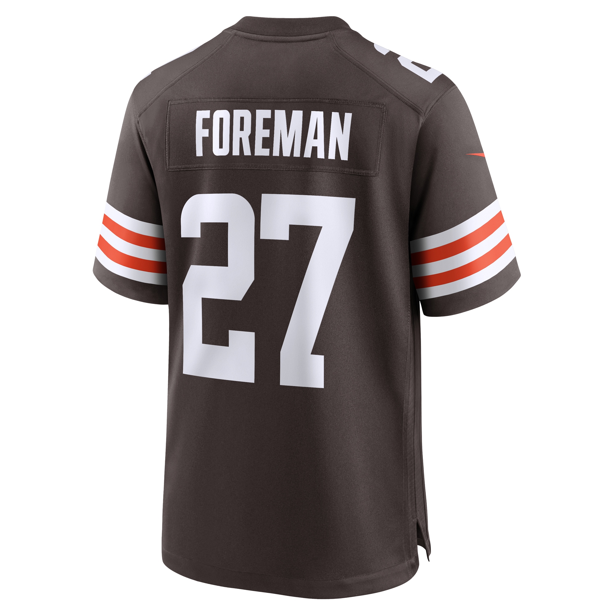 D’Onta Foreman Cleveland Browns Nike Team Game Jersey – Brown - Image 3