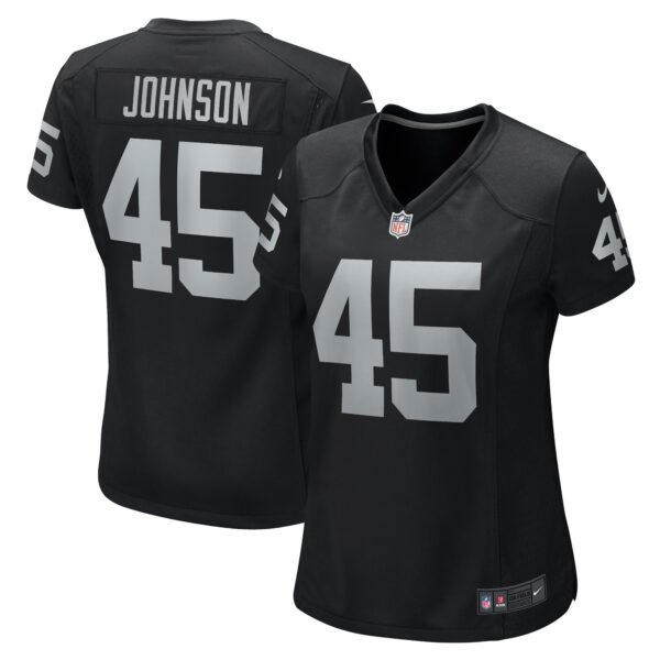 Jaquan Johnson Las Vegas Raiders Nike Women’s Game Player Jersey – Black