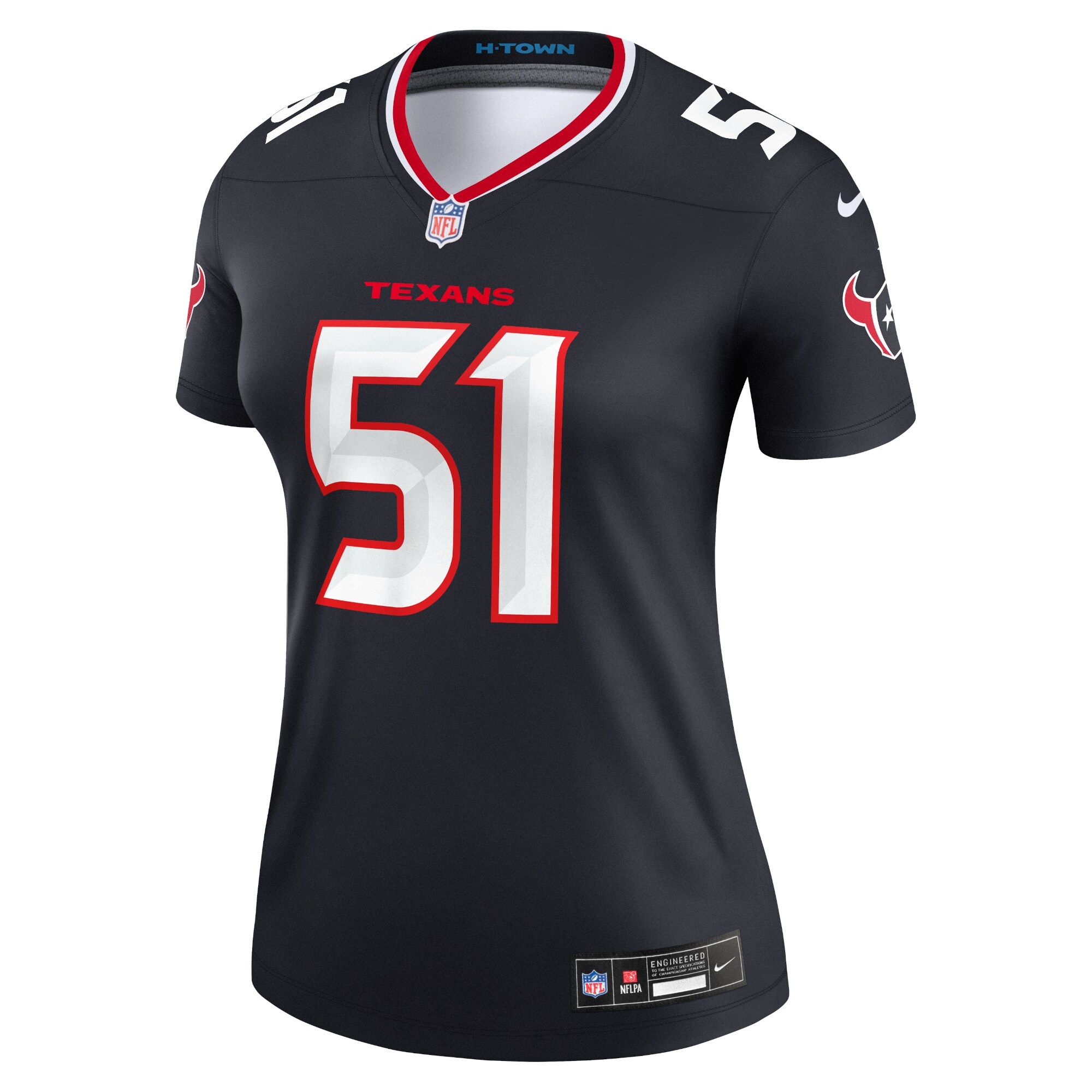 Will Anderson Jr. Houston Texans Nike Women’s Legend Player Performance Top – Navy - Image 2