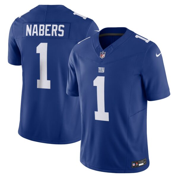 Malik Nabers New York Giants Nike Vapor F.U.S.E. Limited Jersey – Royal