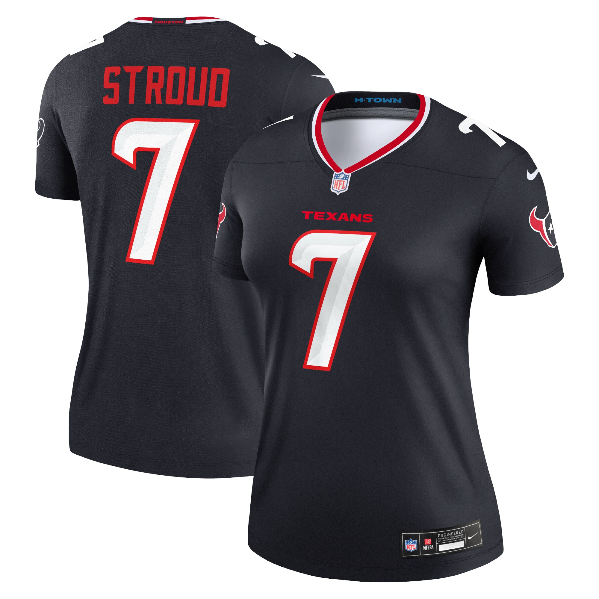 C.J. Stroud Houston Texans Nike Women’s Legend Player Performance Top – Navy
