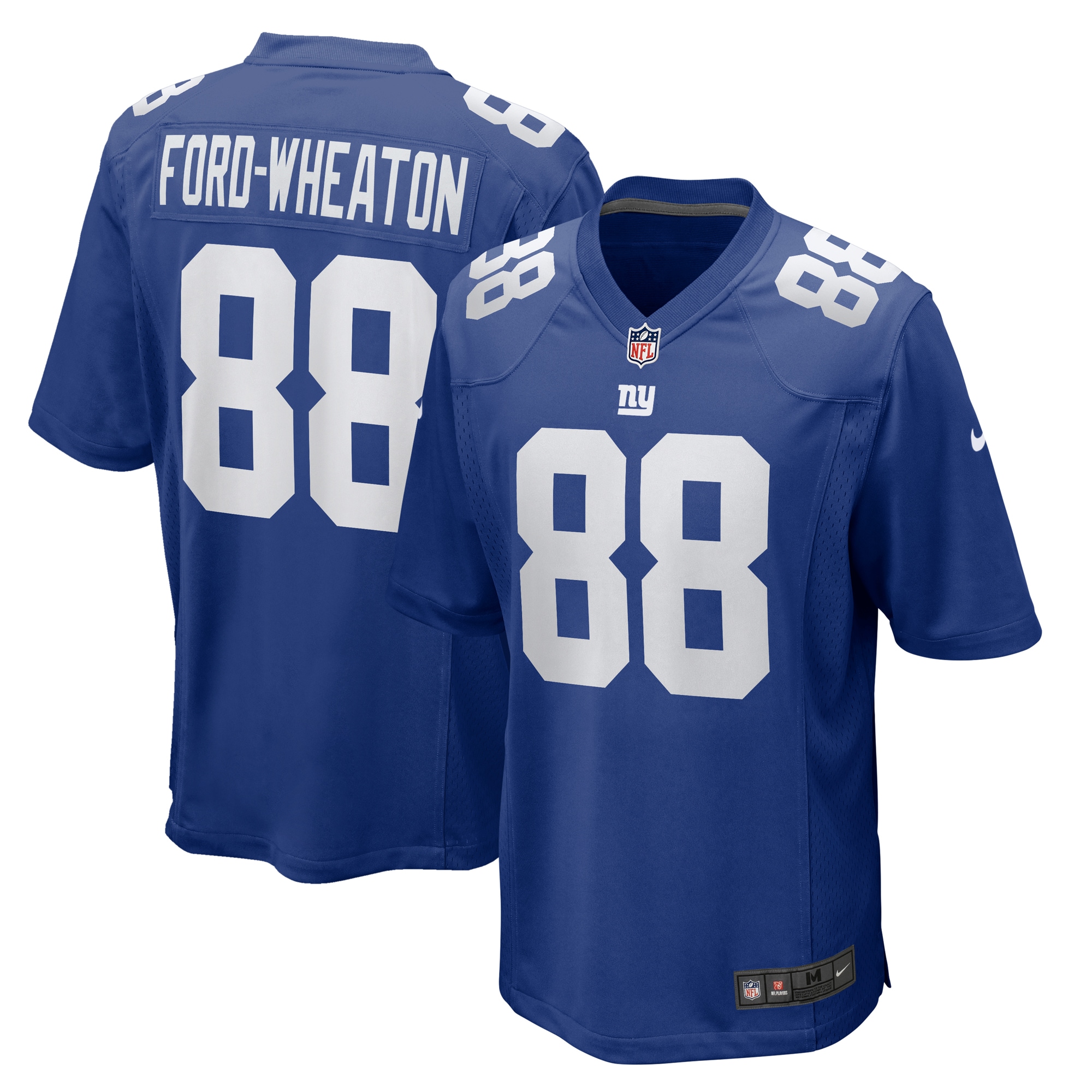 Bryce Ford-Wheaton New York Giants Nike Team Game Jersey – Royal