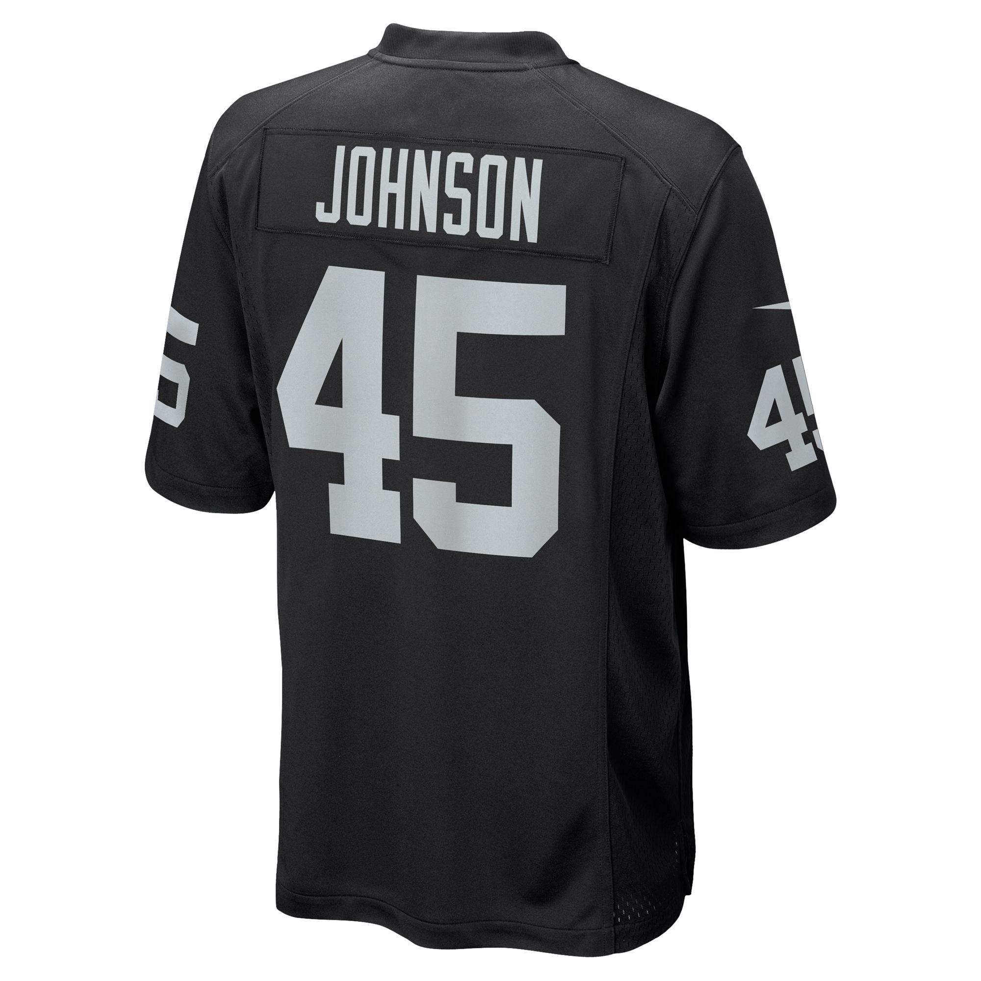 Jaquan Johnson Las Vegas Raiders Nike Game Player Jersey – Black - Image 3