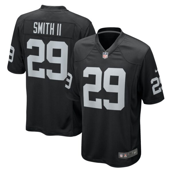 Christopher Smith II Las Vegas Raiders Nike Team Game Jersey – Black