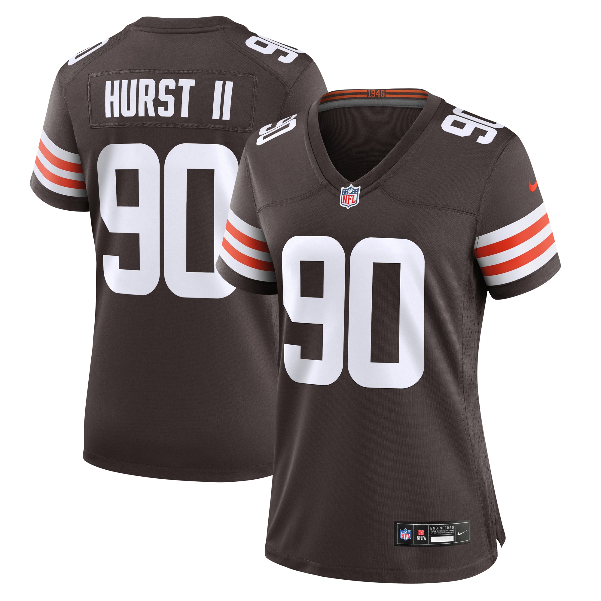 Maurice Hurst II Cleveland Browns Nike Women’s Game Jersey – Brown