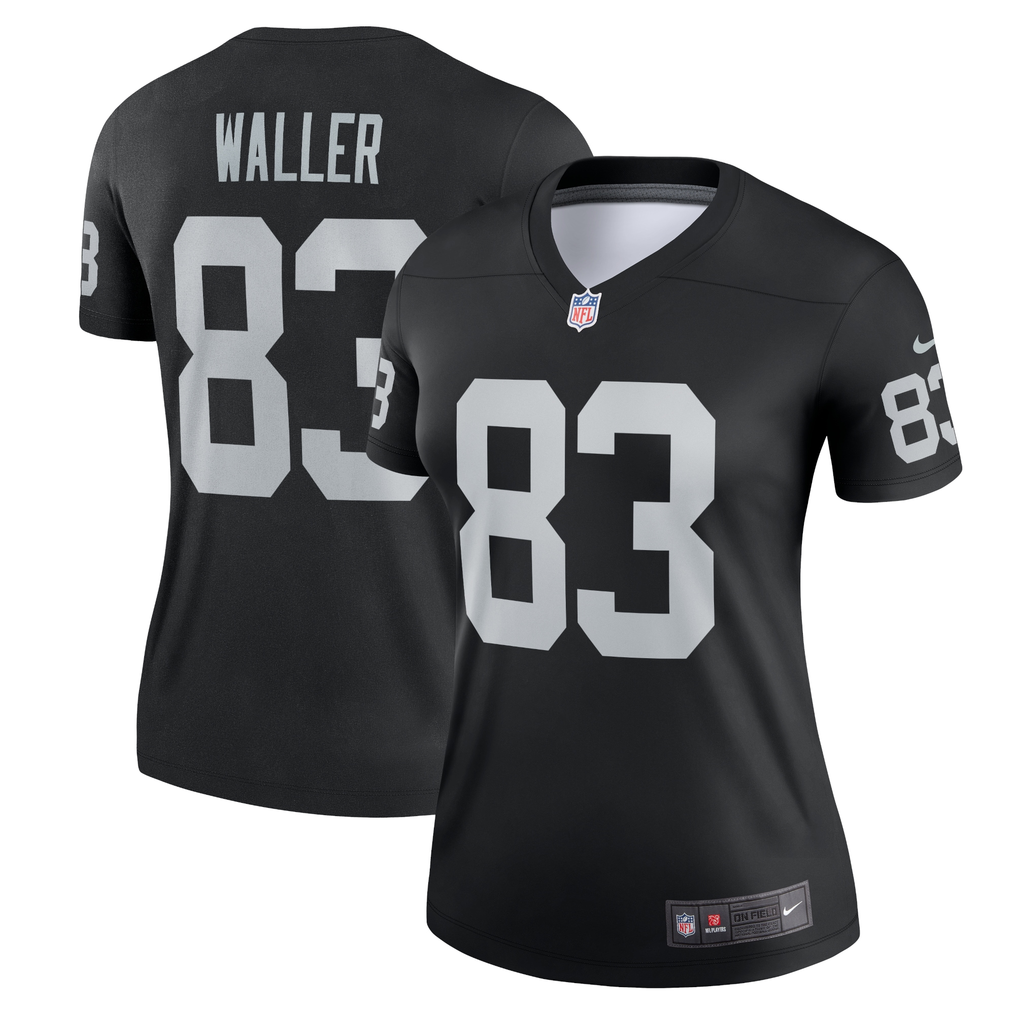 Darren Waller Las Vegas Raiders Nike Women’s Alternate Legend Jersey – White - Image 3