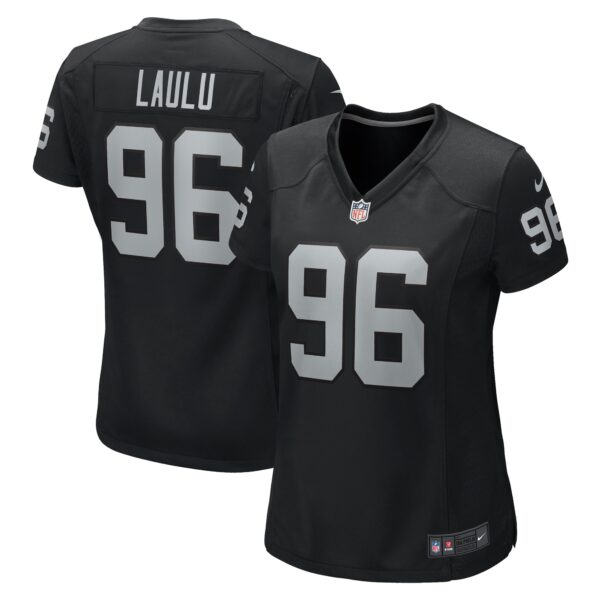Jonah Laulu Las Vegas Raiders Nike Women’s Game Jersey – Black