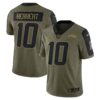 Justin Herbert Los Angeles Chargers Nike 2021 Salute To Service Limited Player Jersey – Olive