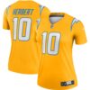 Justin Herbert Los Angeles Chargers Nike Women’s Inverted Legend Jersey – Gold