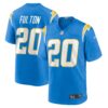 Kristian Fulton Los Angeles Chargers Nike Game Jersey – Powder Blue