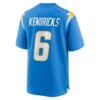 Eric Kendricks Los Angeles Chargers Nike Game Player Jersey – Powder Blue