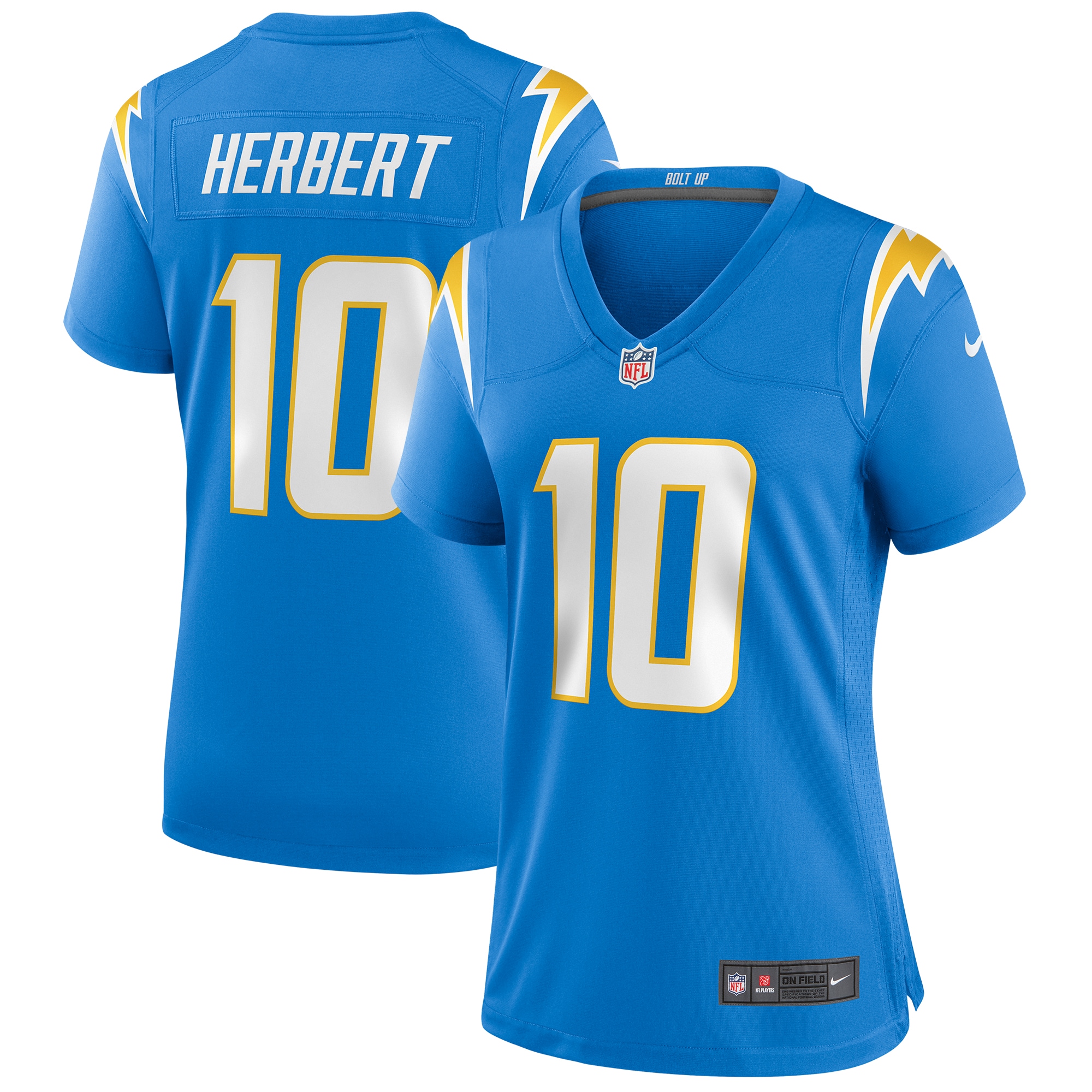 Justin Herbert Los Angeles Chargers Nike Women’s Game Jersey – Navy - Image 2