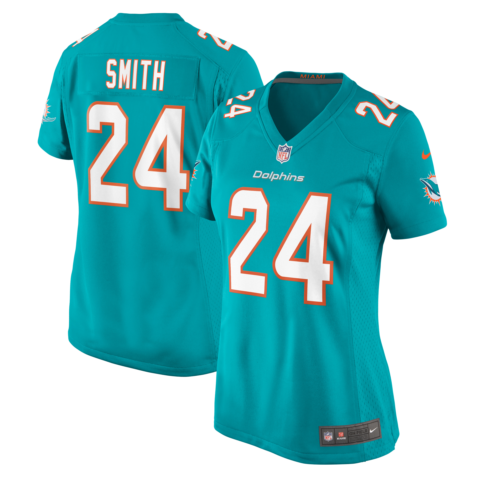 Cam Smith Miami Dolphins Nike Women’s Game Jersey – Aqua