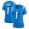 Number 1 Mom Los Angeles Chargers Nike Women’s Game Jersey – Powder Blue