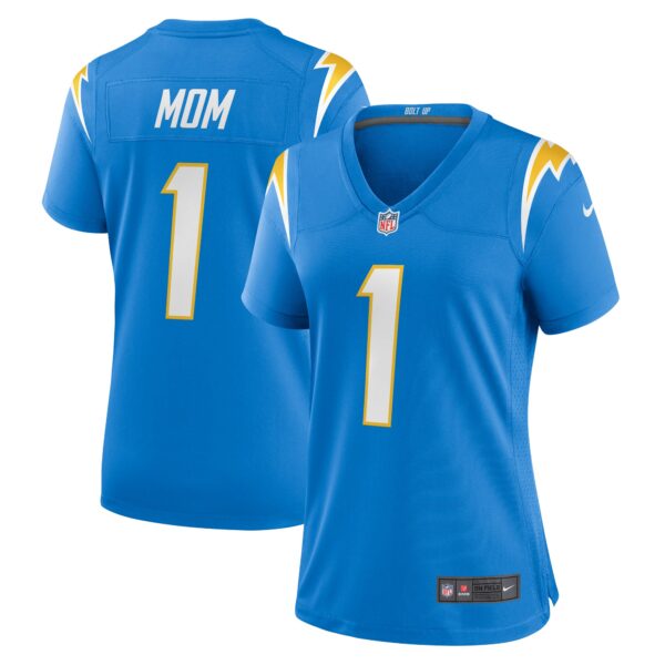 Number 1 Mom Los Angeles Chargers Nike Women’s Game Jersey – Powder Blue