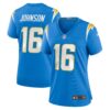 Tyler Johnson Los Angeles Chargers Nike Women’s Team Game Jersey – Powder Blue